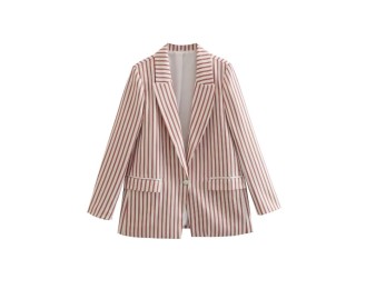 Brown Stripes Suit Blazer Jacket | Key – SHINee