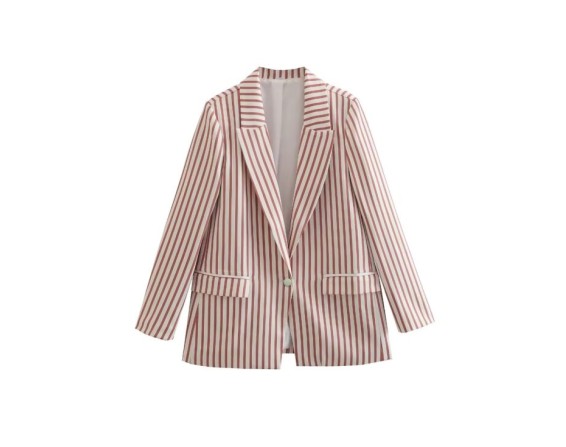 Brown Stripes Suit Blazer Jacket | Key – SHINee