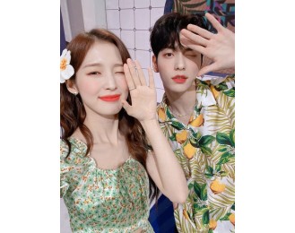 Green And Yellow Lemon Pattern Shirt | Soobin – TXT