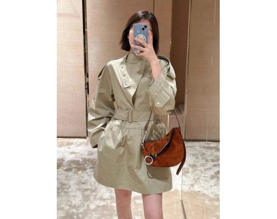 Beige Trench Style Dress | Danielle – NewJeans